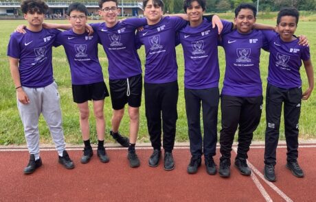 Sports Leaders in Old Camdenian sponsored T shirts June 2023